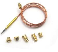 SPEEM Thermocouple universel 600 mm M8X1 Contrôleur de thermos à gaz pour mesurer et contrôler la température de l'eau Dispositif de flamme, thermocouple, sonde thermique, thermocouple limiteur