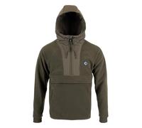 SPEERO Sweat à capuche hybride pour homme - Chandail en molleton de poids moyen avec demi-fermeture éclair, col entonnoir isolé, manches longues avec poignets côtelés, poches pour les mains pour