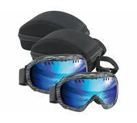 Speeron 2 masques de ski avec 2 étuis de transport rigides