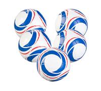 Speeron : 5 ballons de football spécial entraînement taille 5 - 440 g Blanc G
