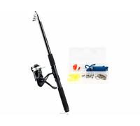 Speeron Canne à pêche téléscopique 150 cm avec 27 accessoires