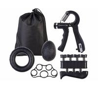 Speeron Kit de musculation de la main 6 pièces avec poignée à compteur