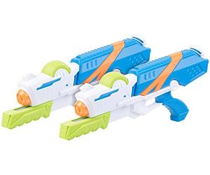 Speeron Lot de 2 Pistolets à Eau XL avec réservoir 850 ML