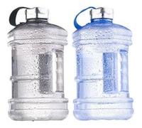 Pack de 2 gourdes Sport 2,3 L avec poignée - coloris noir + bleu [Speeron]