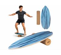 Speeron Planche d'équilibre en bois avec rouleau