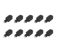 Speesy 10X Mini Adaptateur Audio Optique 3,5 mm Jack Femelle Prise Toslink Numérique pour Amplificateur