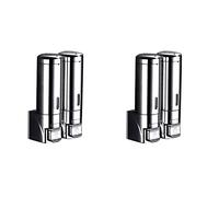 Speesy 2 pièces 2 x 300 ml Distributeur de savon mural mural Hôtel Shampooing Lotion Distributeur de savon liquide distributeur de savon pour acier