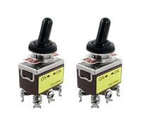 Speesy 2 x AC 250 V 15 A Interrupteur à levier 2 DPDT avec position étanche
