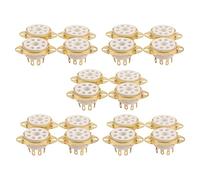 Speesy 20 PCS 8 Pin Tube Valve En Céramique Top Vacuum Valeur Octale Pour KT88 EL34 6V6 6650 274B