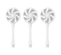 Speesy 3X Ventilateur USB Mini Ventilateur avec Ventilateur de Refroidissement Flexible Un Cou de Cygne Ventilateur Portable pour Ordinateur Portable PC Bureau À La Maison Blanc