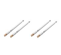 Speesy 4 pièces de rechange 25,4 cm 10 pouces 5 sections antenne télescopique antenne pour radio TV
