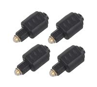 Speesy 4X Mini Adaptateur Audio Optique 3,5 mm Jack Femelle À Prise Toslink Numérique pour Amplificateur