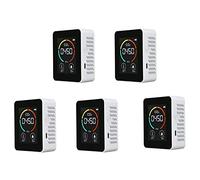 Speesy 5X Température Compteur Et Humidité, Moniteur De Qualité D'Air, Détecteur de CO2, Détecteur Numérique de Dioxyde de Carbone 3-In-1 pour Pollution Air A