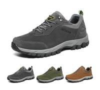 sPeesy Chaussures de trekking pour homme - Chaussures d'été larges - Imperméables et respirantes - Légères - Antidérapantes - Pour le camping et la montagne, gris, 50 EU