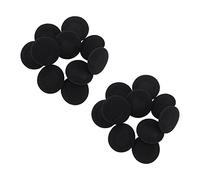 Speesy Lot de 20 éponges souples de protection oreille noire pour casque de 5 cm