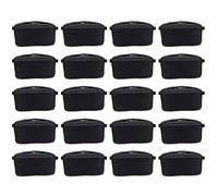 Speesy Lot de 20 étuis de protection universels rembourrés pour appareil photo reflex numérique - Noir, Noir , 26x15x14cm