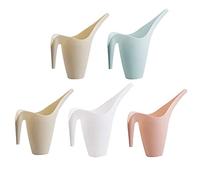 Speesy Lot de 5 mini arrosoirs en plastique - 350 ml - Arrosoir fin léger avec long bec pour bonsaï en intérieur et en extérieur
