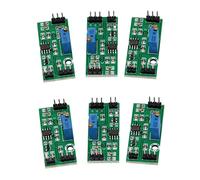 Speesy Lot de 6 modules de comparateur de tension LM393 3,5-24 V avec indicateur LED haut niveau de sortie analogique