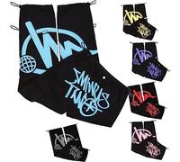 sPeesy Minus Two Cargo Y2K Pantalon de Jogging pour Homme 2023 Jean Baggy Harajuku Denim Noir Imprimé Loose Men Rock Straight avec Jambes Larges, Hip Hop Cargo Droit Large