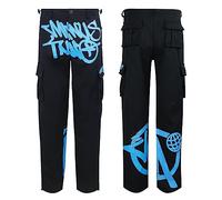 sPeesy Minus Two Cargo Y2K Pantalon - Pantalon cargo tendance 2023 pour homme, pantalon de jogging pour homme, pantalon de jogging pour homme, style hip hop pantalon à jambes larges, poche de rue,