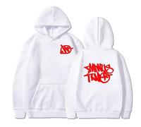 sPeesy Minus-Two Hommes Femmes Sweats à capuche imprimés Y2K Baggy Hip Hop Vintage Sweatshirt 2023 Extérieur Décontracté Manches Longues Graphique Cordon Pull Unisexe Streetwear (Couleur : Blanc-01