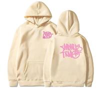 sPeesy Minus-Two Y2K Sweat à capuche imprimé pour homme et femme Style baggy Hip Hop Vintage 2023 Outdoor Casual Manches longues Graphique Cordon de serrage Pull Unisexe Streetwear, Beige-03, M