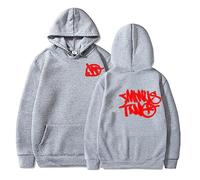 sPeesy Minus-Two Hommes Femmes Sweats à capuche imprimés Y2K Baggy Hip Hop Vintage Sweatshirt 2023 Extérieur Décontracté Manches Longues Graphique Cordon Pull Unisexe Streetwear (Couleur : Gris-01