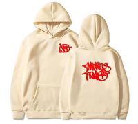 sPeesy Minus-Two Hommes Femmes Sweats à capuche imprimés Y2K Baggy Hip Hop Vintage Sweatshirt 2023 Extérieur Décontracté Manches Longues Graphique Cordon Pull Unisexe Streetwear (Couleur : Beige-01