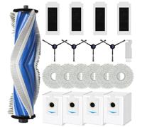 SpeHiate Accessoires de Rechange pour Ecovacs Deebot T30S Pro/ T30S, Pièces avec 1 Brosse Principale, 4 Filtres HEPA, 6 Serpillère, 4 Sac à Poussière, 4 Brosses Latérales