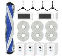 SpeHiate Accessoires pour ECOVACS DEEBOT X5 Omni Robot Aspirateur, Pièce de Rechange pour ECOVACS X5 Pro avec 1 Brosse Principale, 2 Filtres HEPA, 6 Serpillère, 4 Sac à Poussière, 4 Brosses Latérales