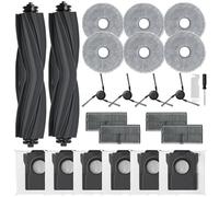 SpeHiate Kit d'accessoires pour Dreame X40 Ultra Complete/ L40 Ultra/ X40 Ultra/ X40 Master/Mova P50 Pro Ultra, 2 Brosse Principale, 6 Sacs à Poussière, 6 Serpillere, 4 Filtres, 4 Brosse Latérale