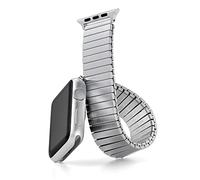 Speidel Bracelet d'extension Twist-O-Flex en acier brossé compatible avec les montres Apple Watch Series 1, 2, 3, 4, 5, 6 et 7" Taille 7
