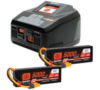 Spektrum Smart Smart Powerstage 4S Surface Bundle 2 G2 5000mAh 2S LiPo IC5 & S2100 Charger EU SPMXPSS550I Powerstage