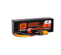 Spektrum SPMX53S50H5 Coque Rigide 3S 11,1 V Smart G2 LiPo 50C IC5, Gris/argenté 5000 mAh