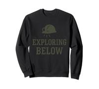 Spéléologie Cave Science Spéléologie Étudiant Géologie Champ Sweatshirt