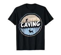 Spéléologie Explorer Explorer Le Site Grotte Hobby T-Shirt, Homme, Noir, L