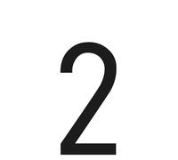 Spell-It Lot de 2 lettres et chiffres autocollants 60 x 30 mm