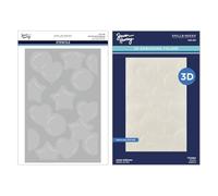 Spellbinders 3D Embossing Folder And Stencil By Simon Hurley-Party Balloons, Birthday Bash