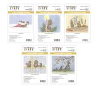 Spellbinders 8/2024 House-Mouse Collection Bundle Tampon en Caoutchouc étirable, Claire