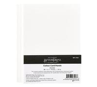 Spellbinders BetterPress Panneaux en Carton en Coton A7 Porcelaine, Blanc, Un