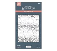 Spellbinders Texte script BetterPress Assiette de la collection Wildflowers par Lisa Horton