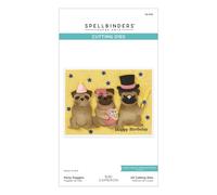 Spellbinders Bibi Cameron S5-632 Matrice de découpe Motif Puggles de Bibi et les carlins