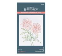 Spellbinders BPR-004 Plaques de presse Peony Perfection de la collection Cheers to You