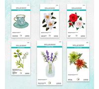 Spellbinders Bundle par Susan Tierney-Cockburn Ensemble de Matrices de découpe The Victorian Garden, métal, Un