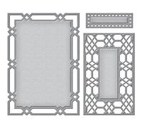 Spellbinders Card Creator Matrice de découpe Ravenna en métal Marron