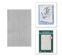 Spellbinders Classeur de gaufrage 3D à coins doublés de la collection Modern Botanicals par Dina Wakley