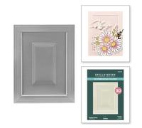 Spellbinders Classeur de gaufrage 3D avec cadre moulé de la collection Yana's Daisies par Yana Smakula