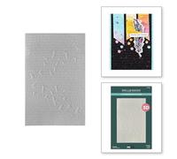 Spellbinders Classeur de gaufrage 3D Soaring de la collection Collaged Birds par Dina Wakley