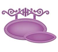 Spellbinders D-Lites Forme de découpe ornementales balises Trois Die, Doré