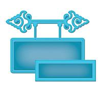 Spellbinders D-Lites Forme décorative Étiquettes Deux Die, Or